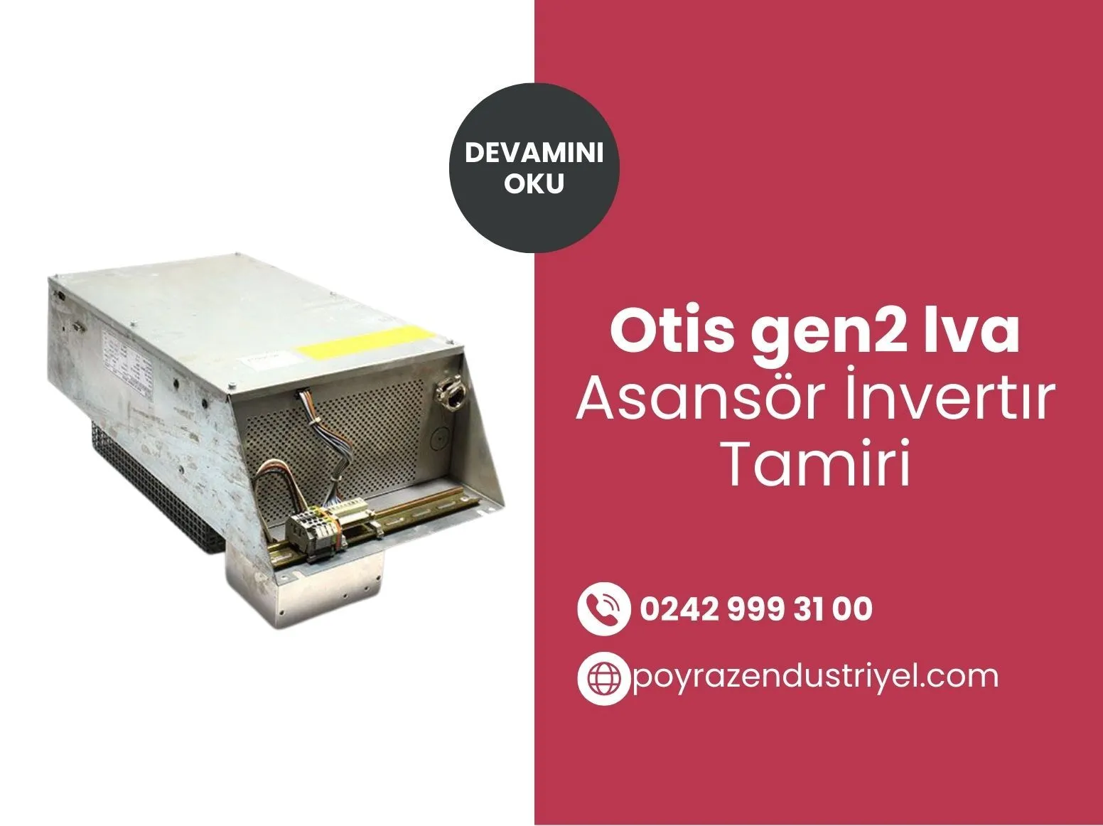 Otis gen2 Lva Asansör İnvertır Tamiri